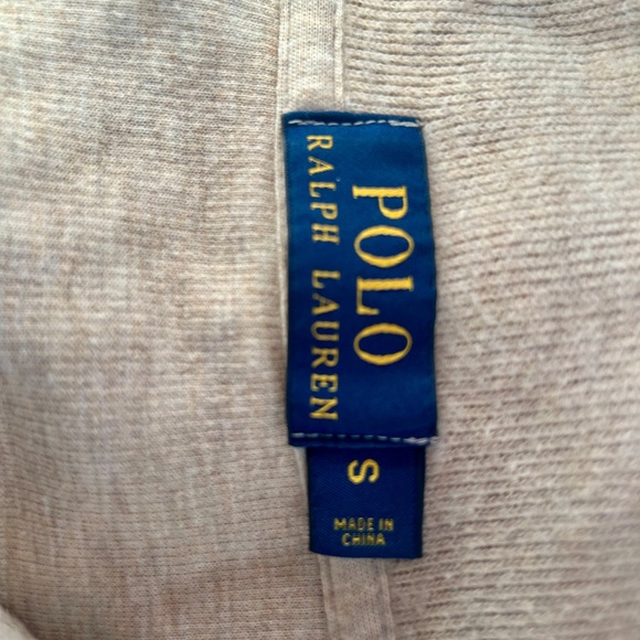 Polo Ralph Lauren Quarter Zip Oatmeal size S - Picture 3 of 7